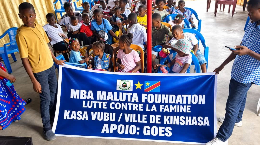 Registro da obra número 16 da MBA Maluta Foundation em Kasavubu-Kinshasa