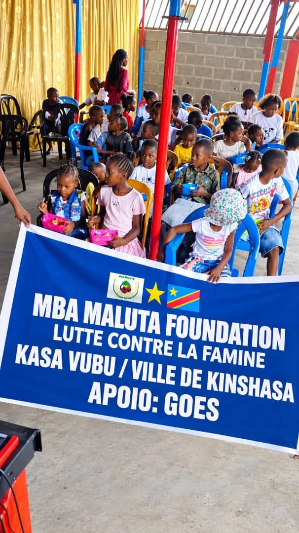 Registro da obra número 16 da MBA Maluta Foundation em Kasavubu-Kinshasa